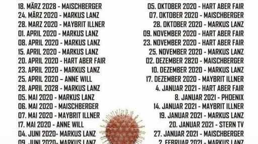 Karl Lauterbach Corona-TV-Tour 2020/2021